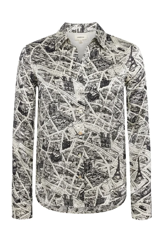 Tyler Blouse - Paris Map