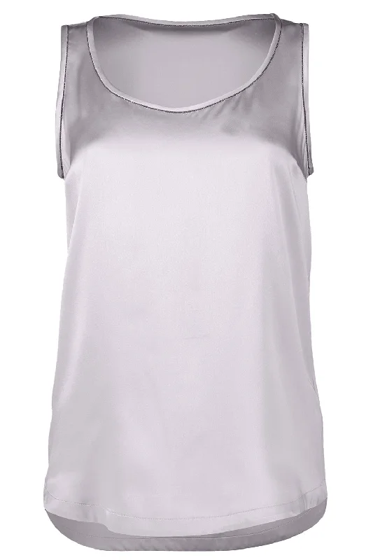 Monili Trim Scoopneck Tank