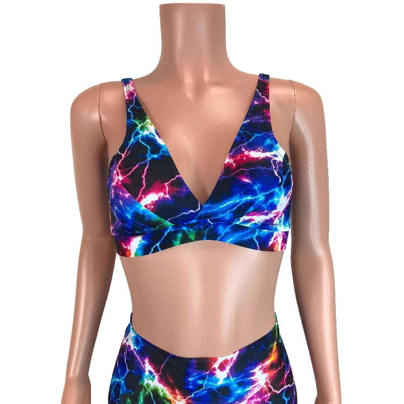 SALE - Cosmic Thunder UV Glow Bralette