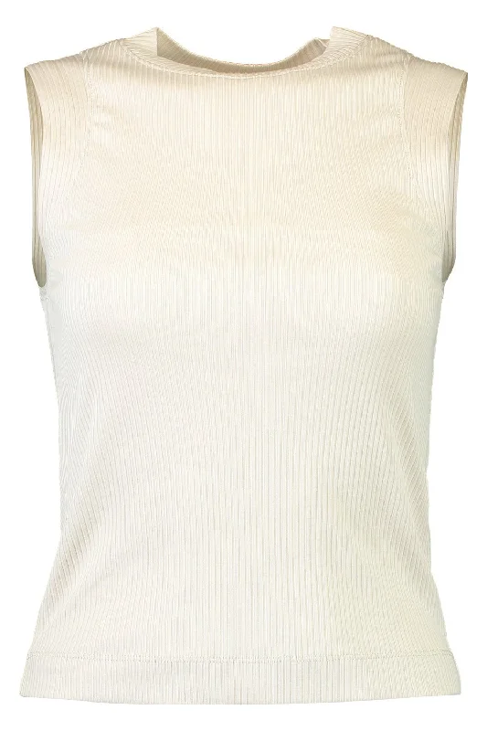 Ribbed Tank - Beige