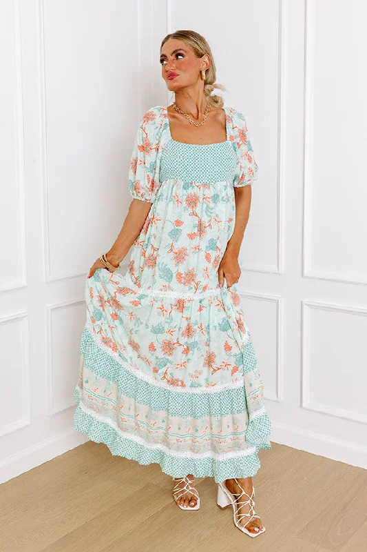 Sunshine Serenade Maxi In Mint