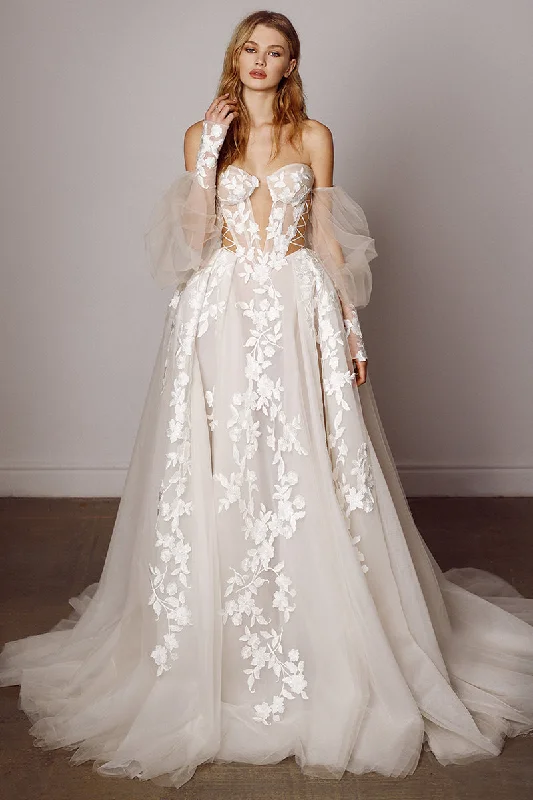 Splendorous Love A-Line Wedding Dress