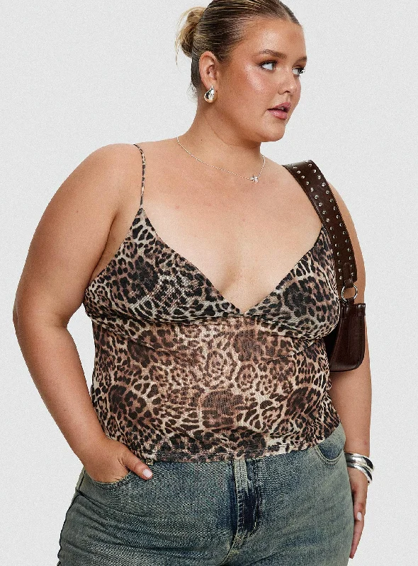 Fast Times Top Leopard Curve