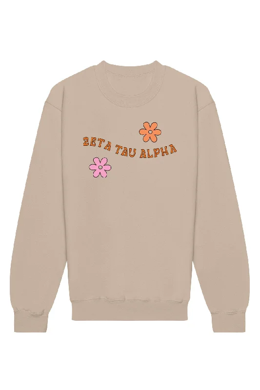 Zeta Tau Alpha In Love With Crewneck Sweatshirt