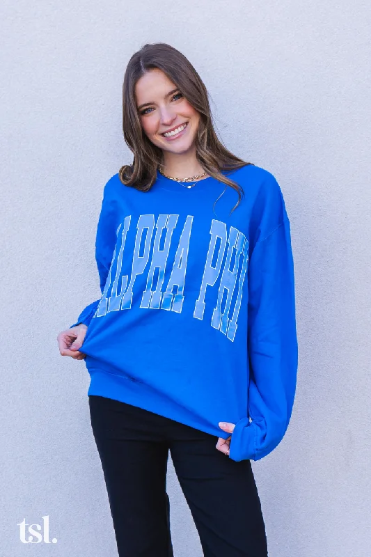 Alpha Phi Rowing Crewneck Sweatshirt