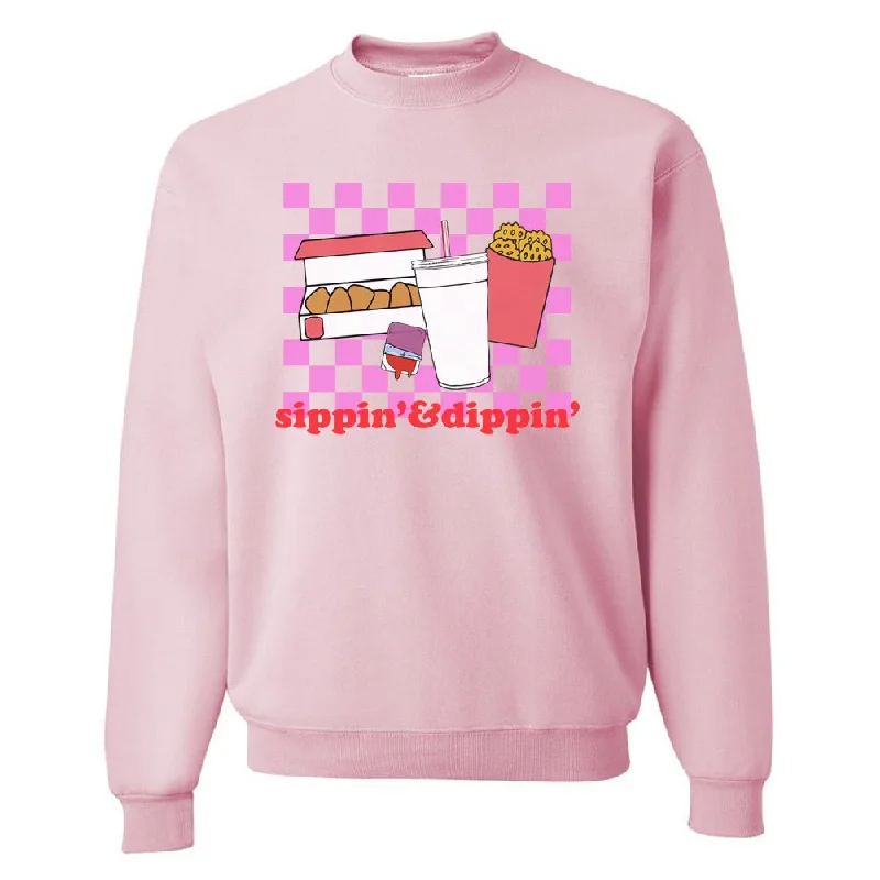 'Sippin' & Dippin' Crewneck Sweatshirt