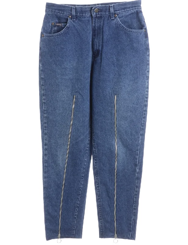 Reworked Zip Front Jeans - W31