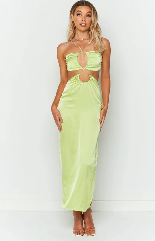 Taylor Green Maxi Dress