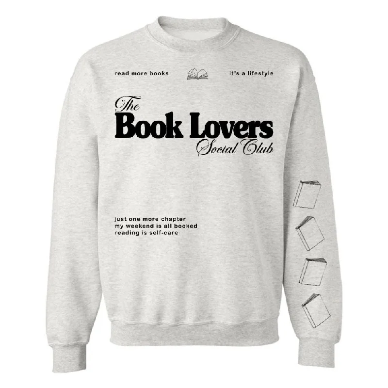 ‘Book Lovers Social Club' Crewneck Sweatshirt