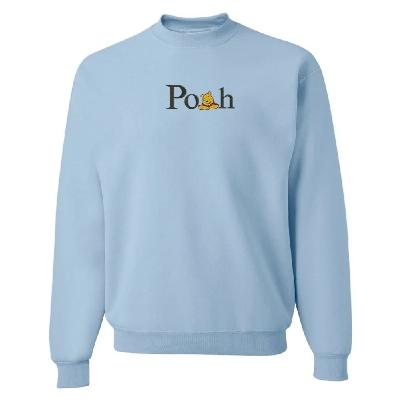 'Pooh' Embroidered Crewneck Sweatshirt