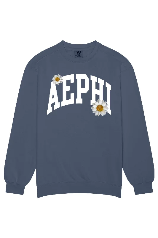 Alpha Epsilon Phi Daisy Rowing Crewneck