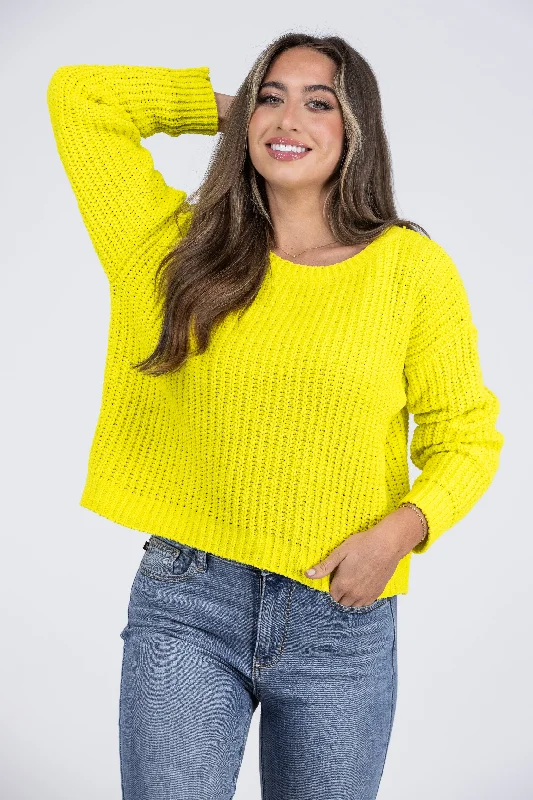 On Your Mind Women's Chic Oversized Chenielle Pullover Sweater