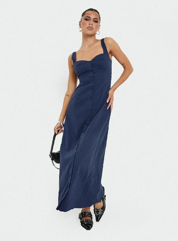 Vaugn Maxi Dress Navy