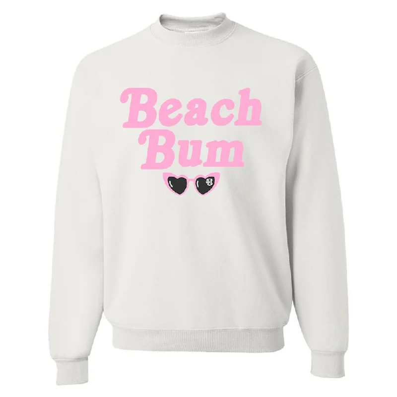 Monogrammed 'Beach Bum' Crewneck Sweatshirt