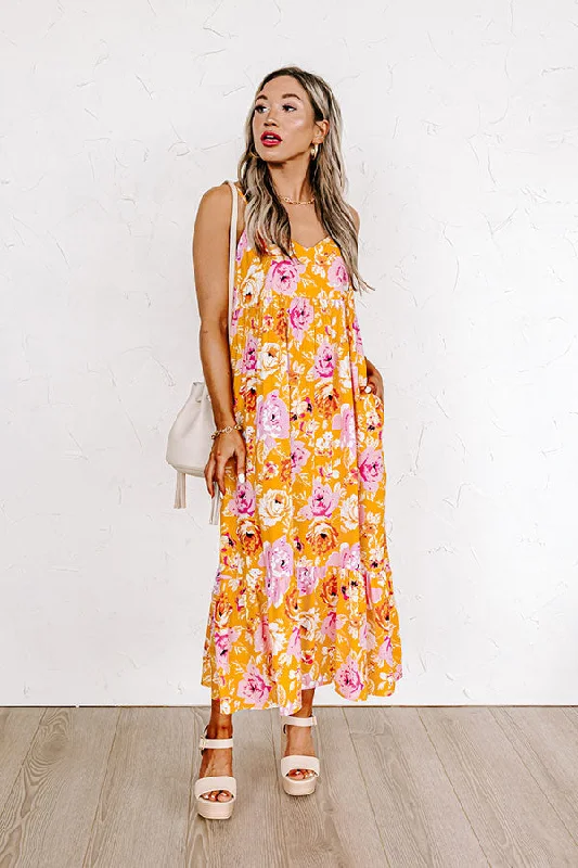 Friendly Smiles Floral Midi