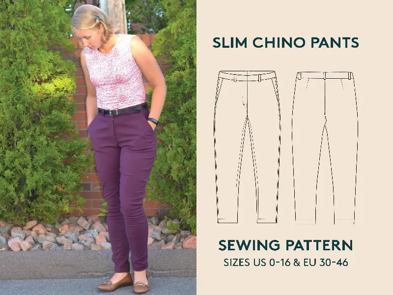 Chino Pants Sewing Pattern