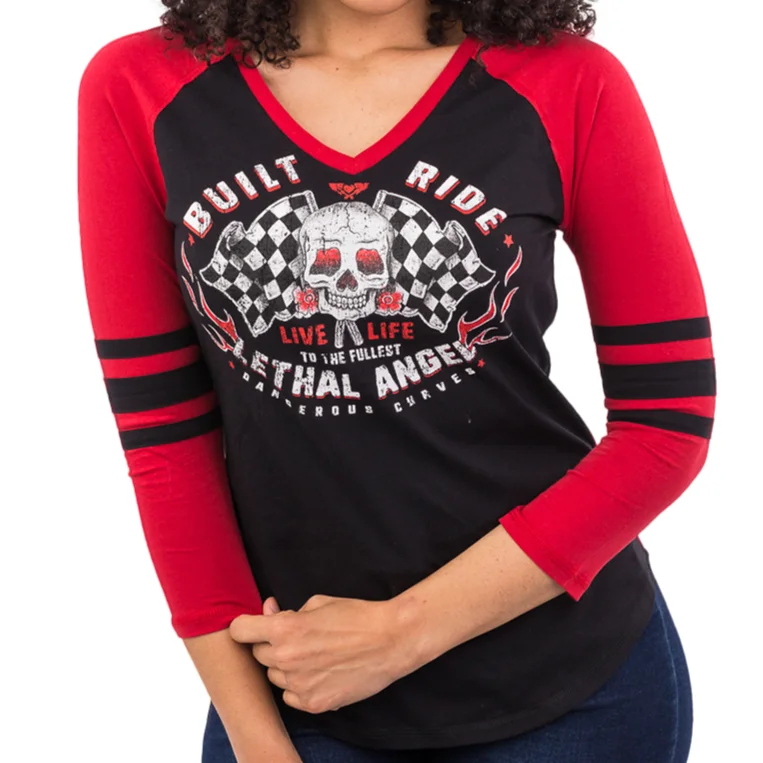 Built To Thrill 3/4 Raglan Sleeve Shirt