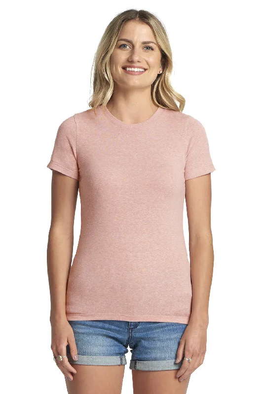 Next Level Womens Jersey Short Sleeve Crewneck T-Shirt - Desert Pink