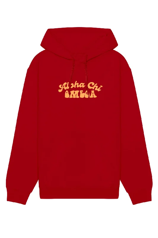 Alpha Chi Omega Vintage Hippie Hoodie