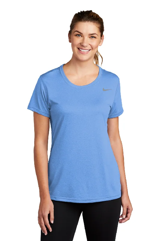 Nike Womens Legend Dri-Fit Moisture Wicking Short Sleeve Crewneck T-Shirt - Valor Blue - Closeout