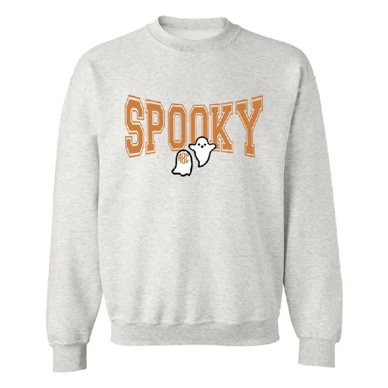 Monogrammed 'Spooky' Crewneck Sweatshirt