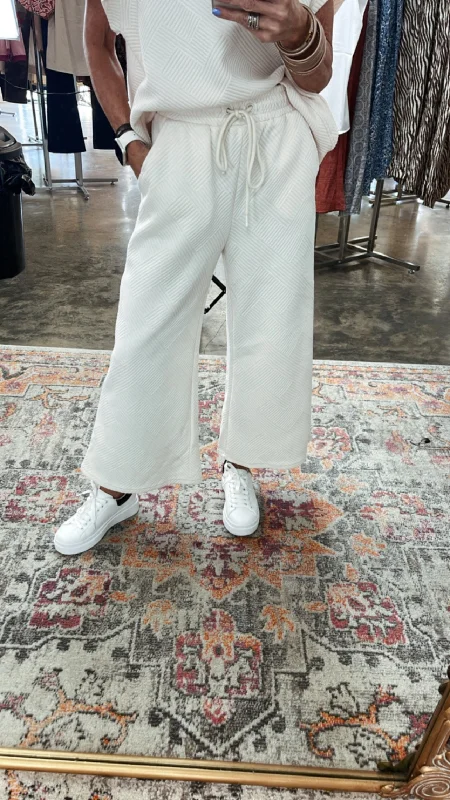 DAY TRIP PANTS- CREAM